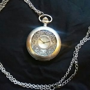 Pocket watch necklace