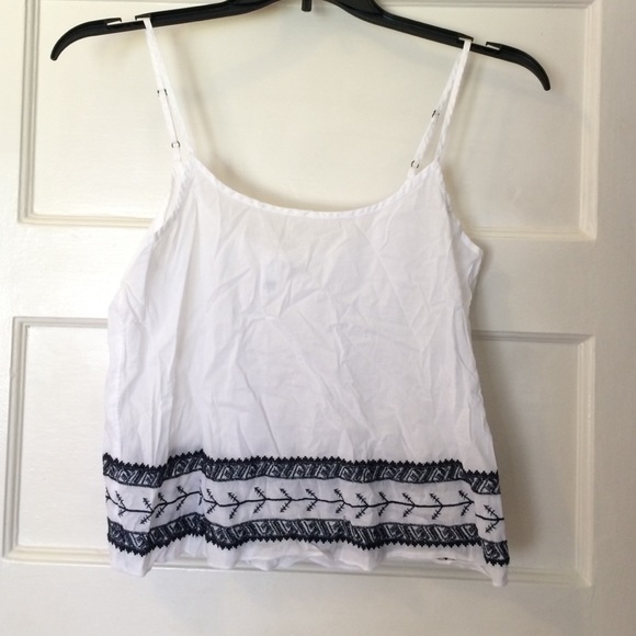 Abound White Tank Top