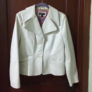 Black Rivet genuine leather jacket