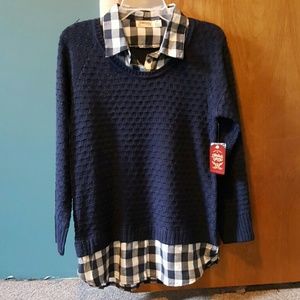 Long sleeve sweater/dress shirt