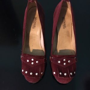 Michael Kors Chunky Heel sz 10