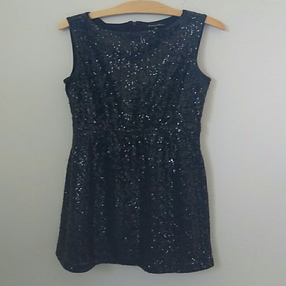 Madewell sparkly black dress
