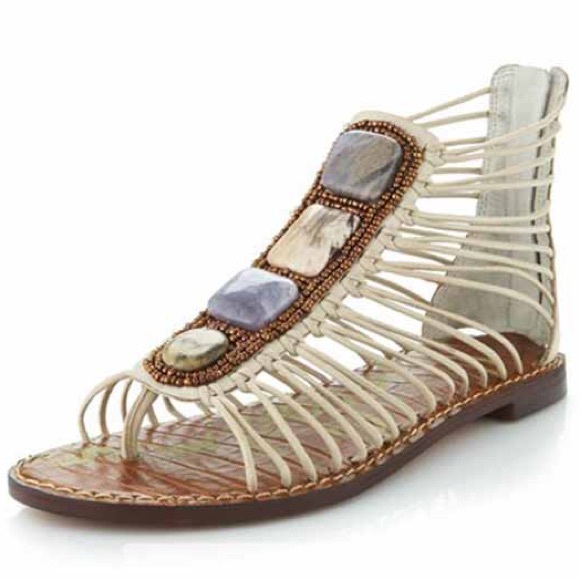 Sam Edelman Shoes - Sam Edelman Hazel Gladiator Jeweled Sandals sz 8