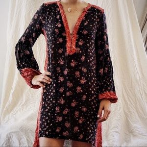 Free People Asian-Inspired Hi-Low Dress