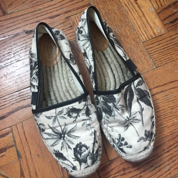 Gucci espadrilles pilar floral canvas