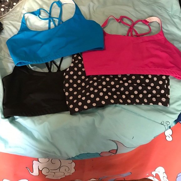 Comfy sports bras - set of 4