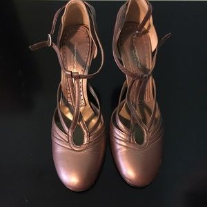 Fornarina Bronze Heels sz 41