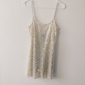 Intimately by Free People Gold Sequin Lingerie