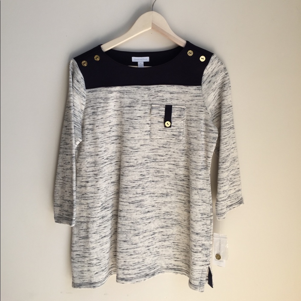 Chatter club long sleeve top