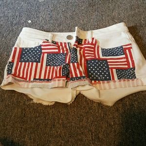 American flag shorts