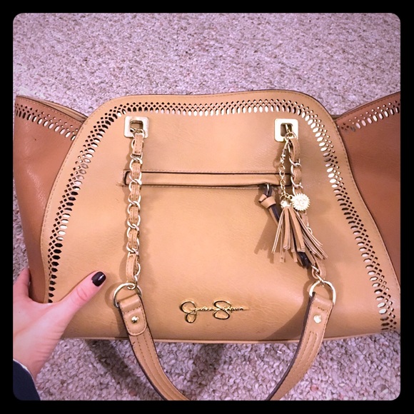 Jessica Simpson two-toned, large tote bag.