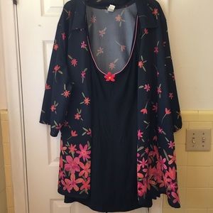 Swim dress with cover