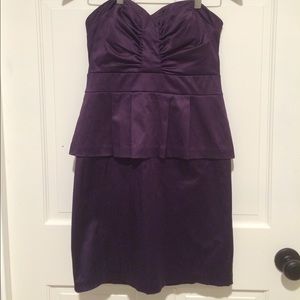 Peplum Tube Top Dress