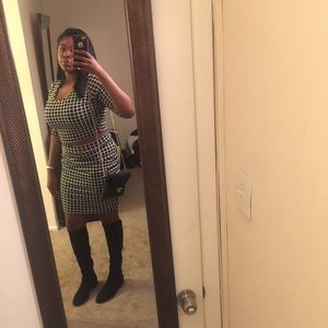 Two piece set (blk/wht)