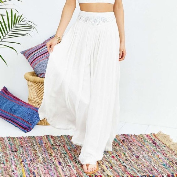Ecote Poco Cocoa maxi skirt.