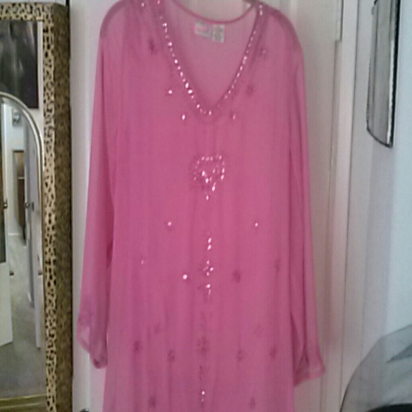 Beach cover up sheer