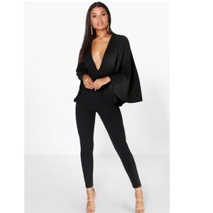 Cape top jumpsuit