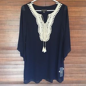 NEW! Navy Blue Shift Dress