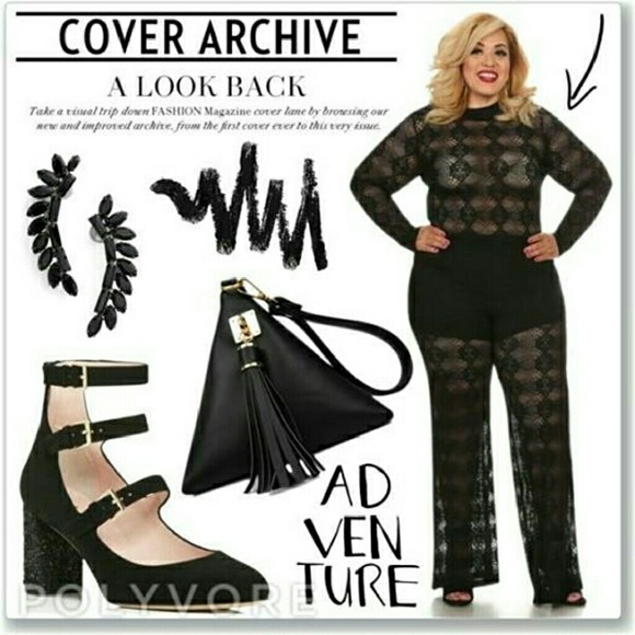 Lace Black Wide Leg Jumpsuit