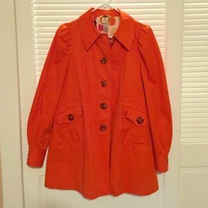 Orange trench like jacket