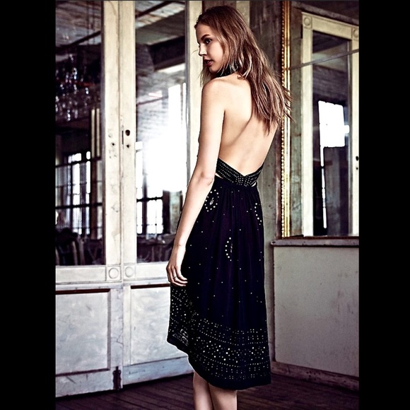 Free People black gold Limited Edition Holiday  M - Picture 2 of 3