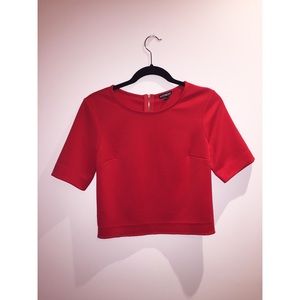 Red Crop Top