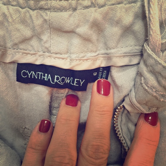 Grey Linen Pants