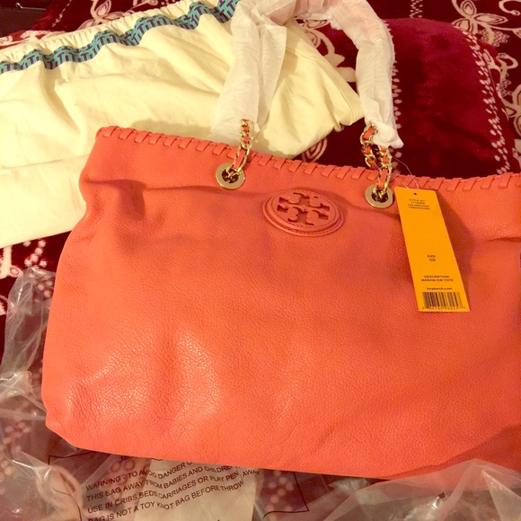 BNWT Authentic Tory Burch Marion East West Tote