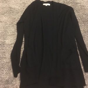 Black cardigan with pockets