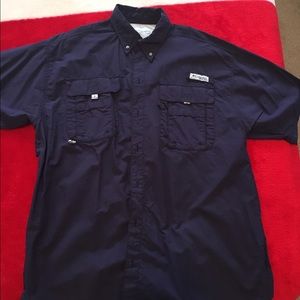 Dry fit button up