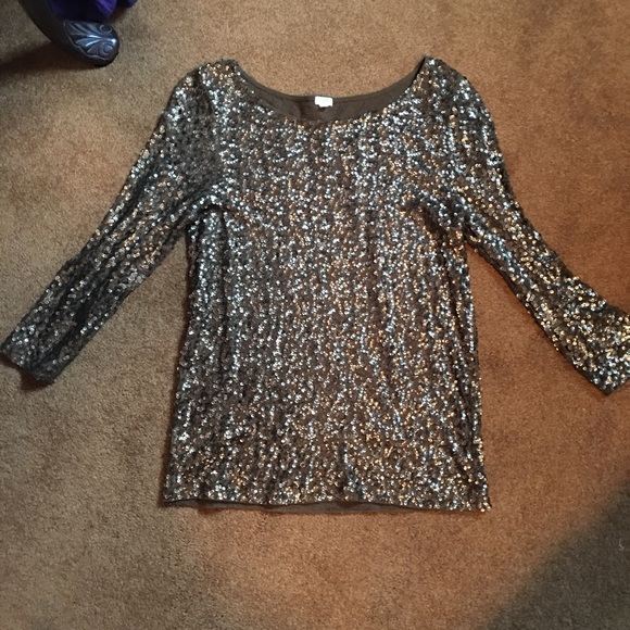 J. CREW Sequined Top