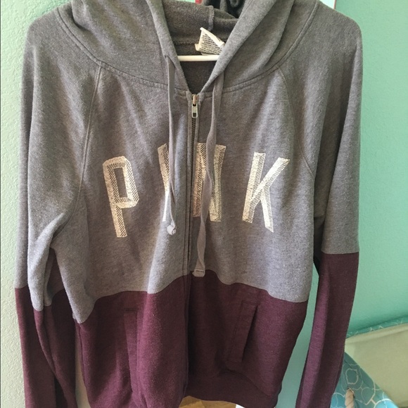 Full-zip Victoria's Secret PINK hoodie