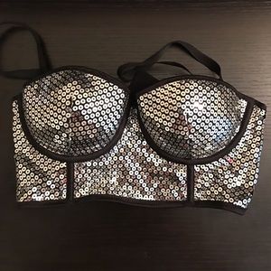 Sequin Bra