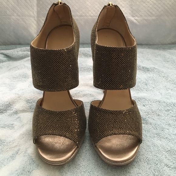 NEW - JIMMY CHOO 💗✨ Glitter bronze heels ✨💗 - Picture 3 of 4