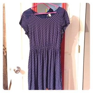 Precious polka dot blue dress