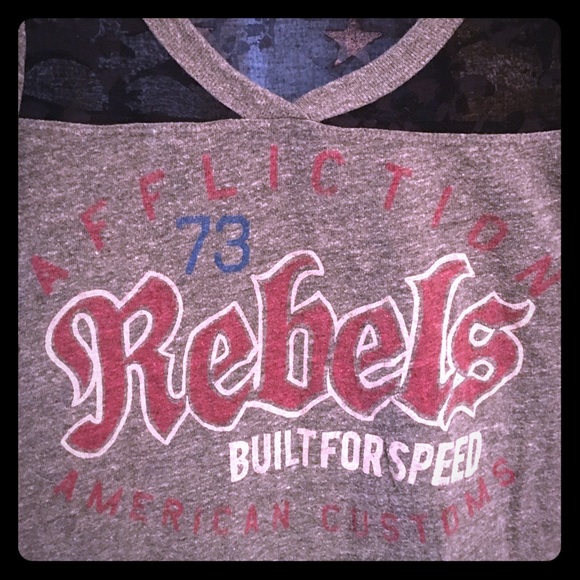 Affliction American Customs Rebels tee