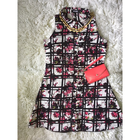 Missguided button down dress