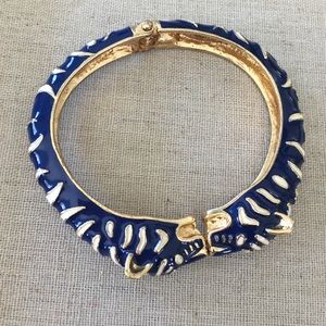 Stella & Dot Lanska bracelet, deep blue, white, g