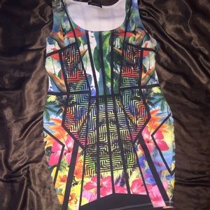 Plus Size Floral Island Dress