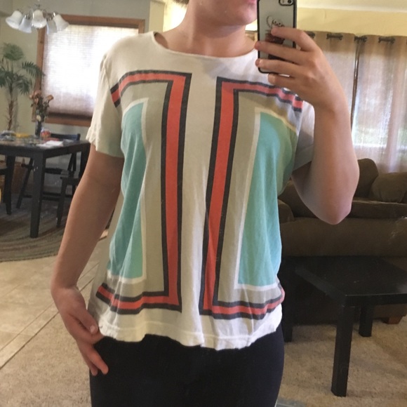 Printed loose tee!
