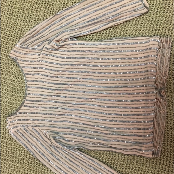 Metallic beading top - Picture 2 of 3