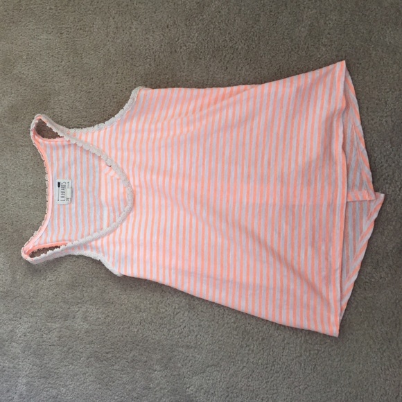 LA Hearts open back tank top