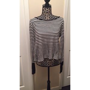 Black and White striped sweater/shirt