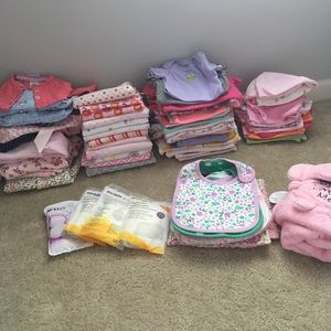 Huge baby girl lot nb/0-3/3 months