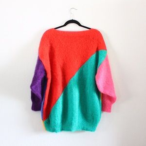 ⭐️SALE!⭐️ Vintage Anne Flynn Color Block Sweater