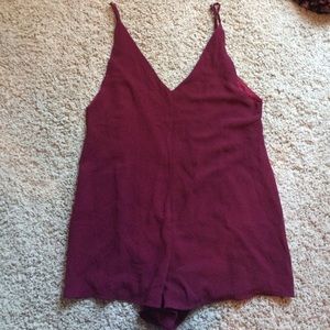 LULUS maroon romper