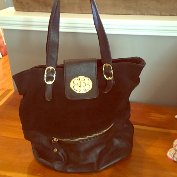 Authentic Suede Emma Fox Handbag