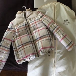 AUTHENTIC COACH puffer jacket with garment bag!