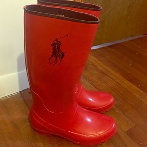 Polo rain boots