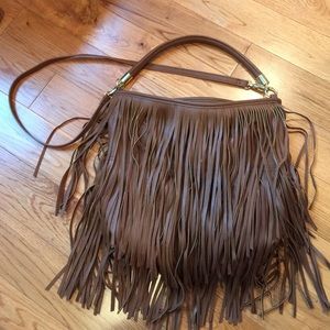 Current season, fringed bag